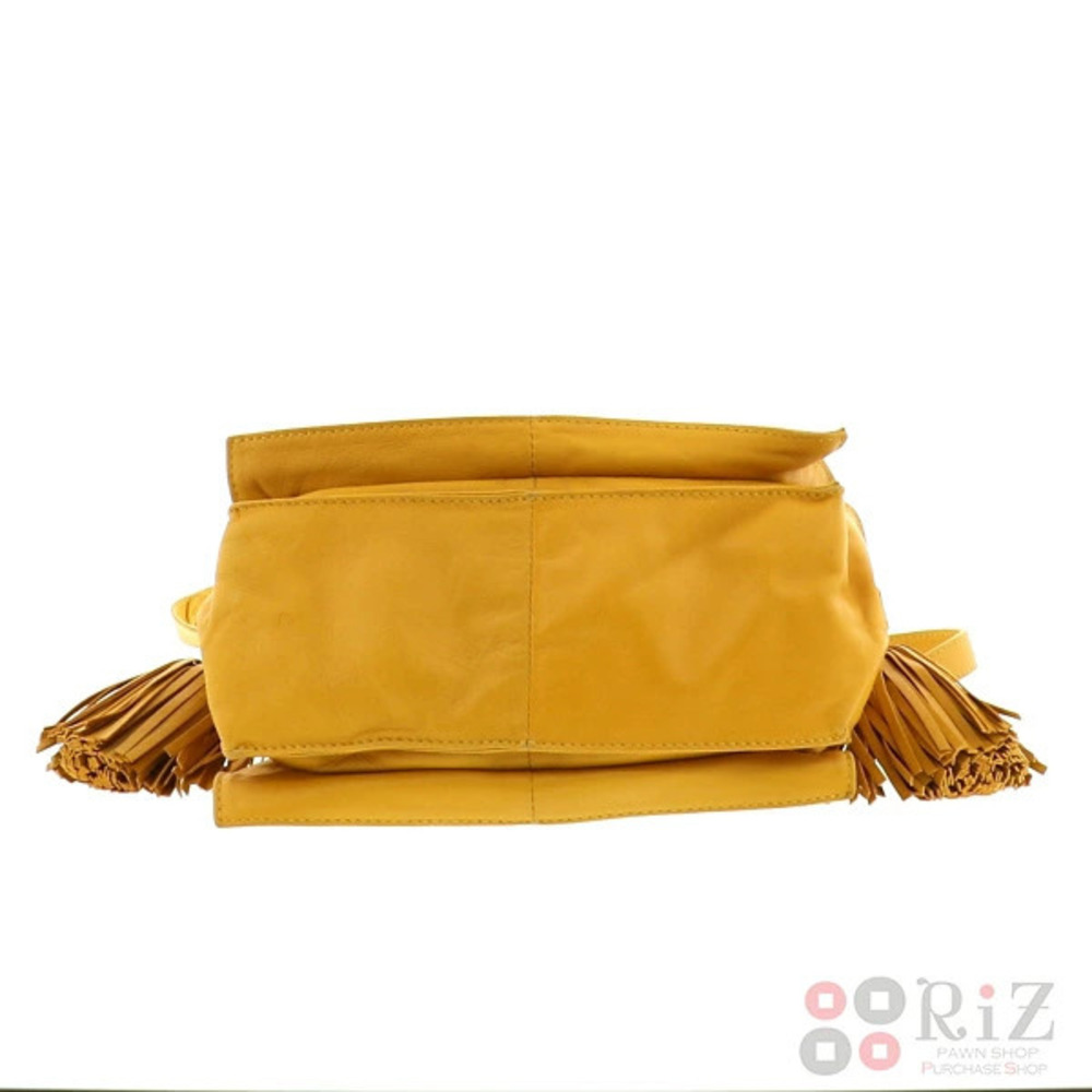 LOEWE Flamenco Bag Shoulder Messenger Yellow - Picture 4 of 6